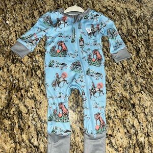 Baby Zip Up- Cowboy Up